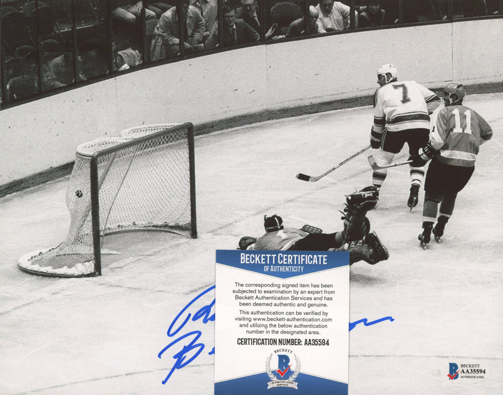 Red Berenson Signed Canadiens 8x10 Photo (Beckett COA)