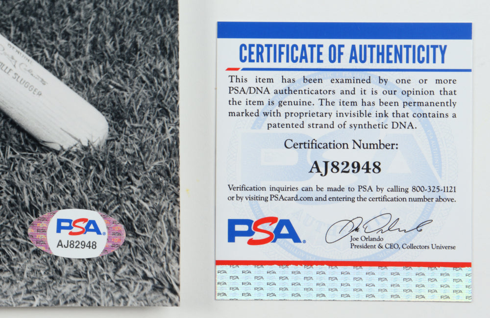 Rocky Colavito Signed Tigers 11x14 Photo (PSA)