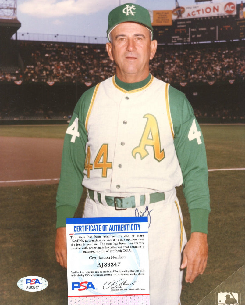 Luke Appling Signed Athletics 8x10 Photo (PSA COA)