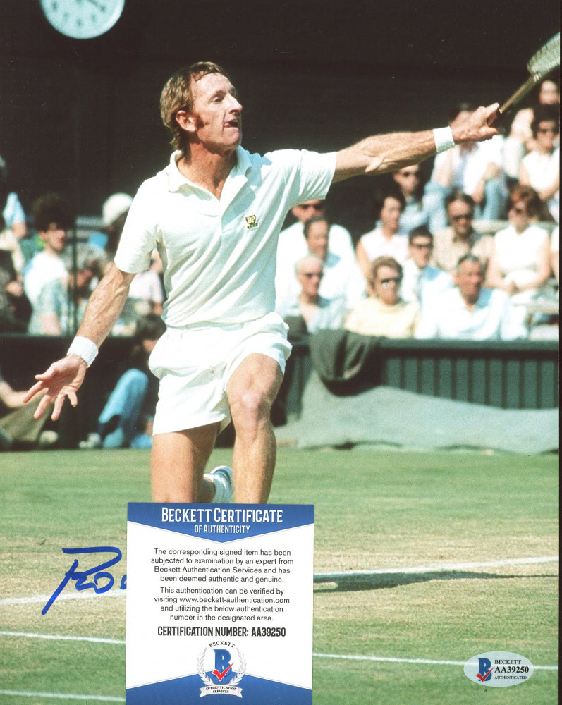 Rod Laver Signed 8x10 Photo (Beckett COA)