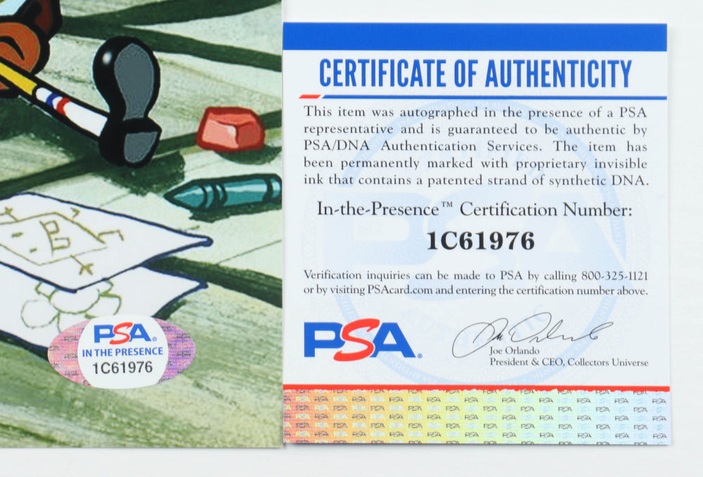 Rodger Bumpass Signed (PSA) "SpongeBob SquarePants" 11x14 Photo - PSA In-the-Presence