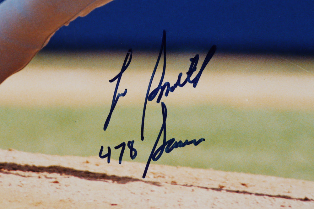 Lee Smith Signed Cardinals 16x20 Photo Inscribed "478 Saves" (Hollywood Collectibles COA)