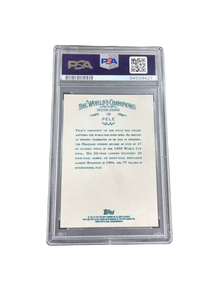 Pele Signed 2013 Topps Allen and Ginter #130A - Autograph Graded PSA 10