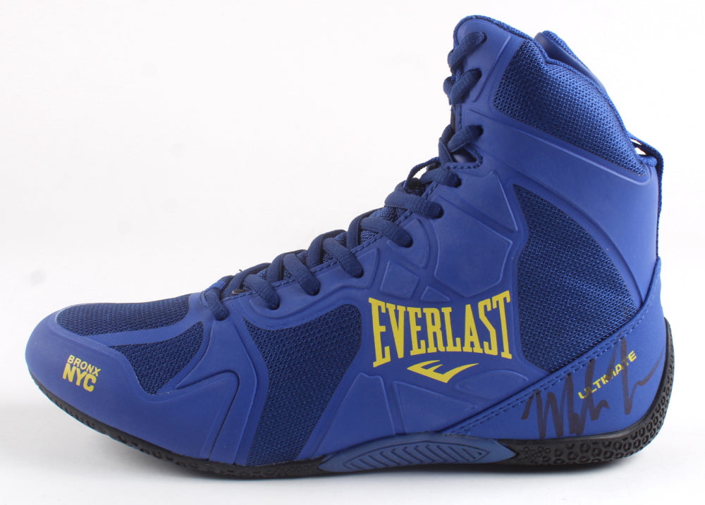 Mike Tyson Signed Everlast Special Edition Bronx NYC Boxing Shoe