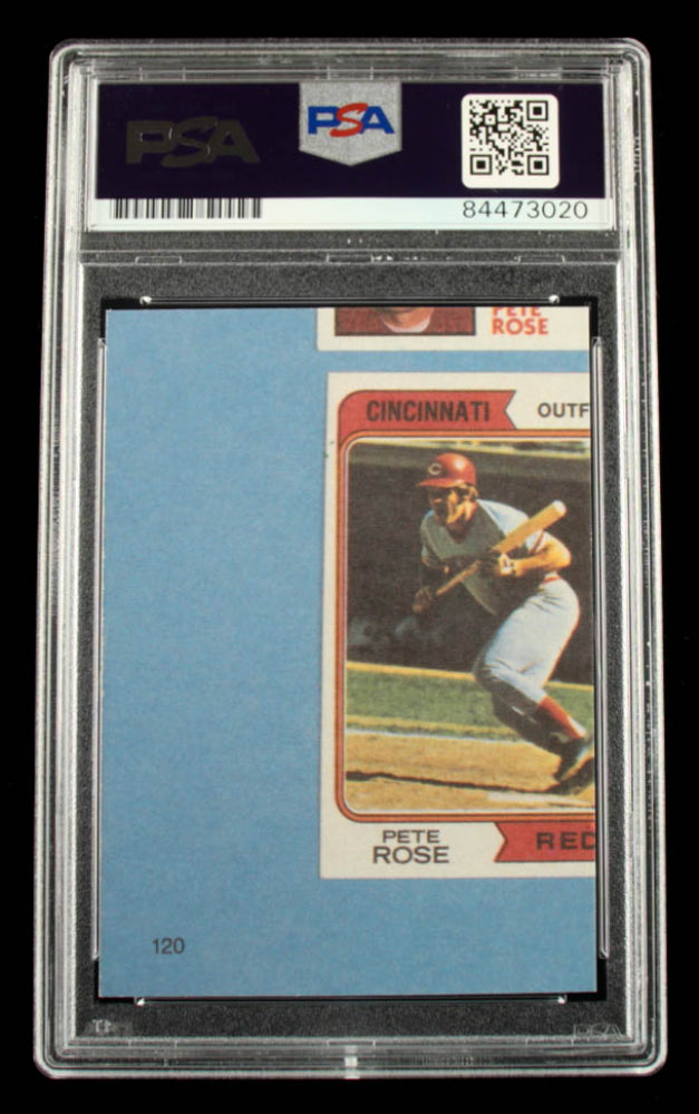 Pete Rose Signed 1985 Topps Rose #120 (PSA)