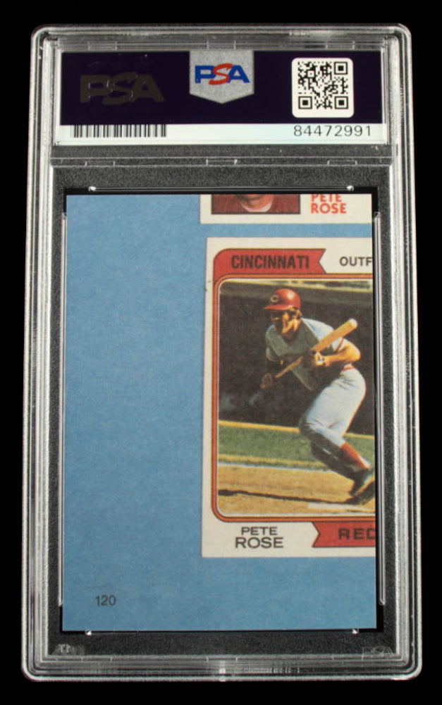Pete Rose Signed 1985 Topps Rose #120 (PSA)