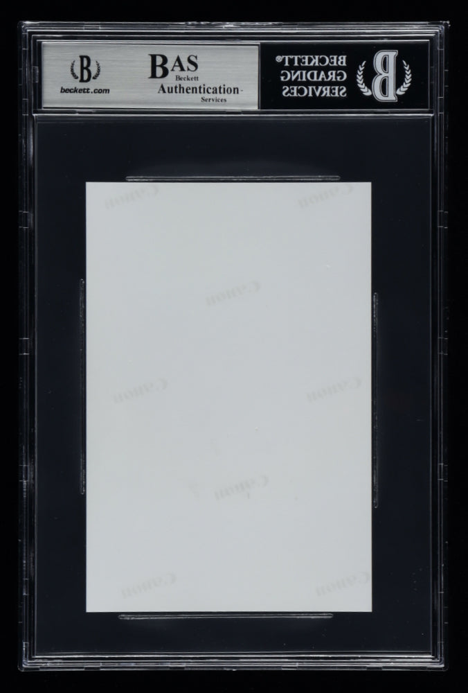 Theodore Roosevelt 4x6 Photo with Authentic (BGS) Hand-Written Word Cut (BGS)