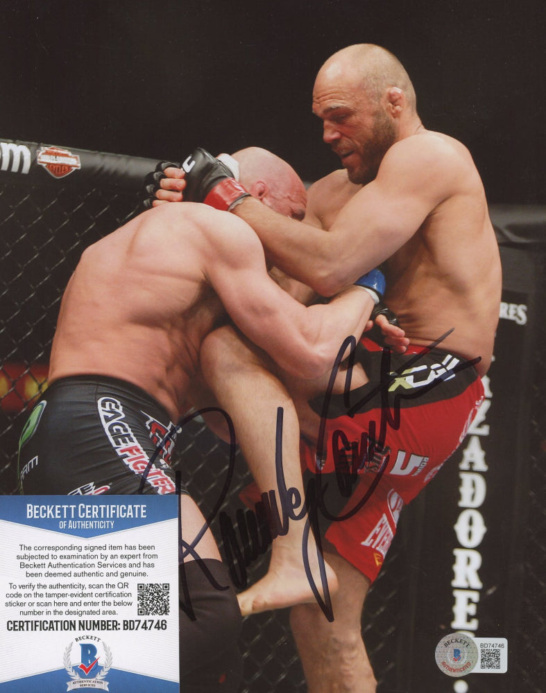 Randy Couture Signed 8x10 Photo (Beckett)