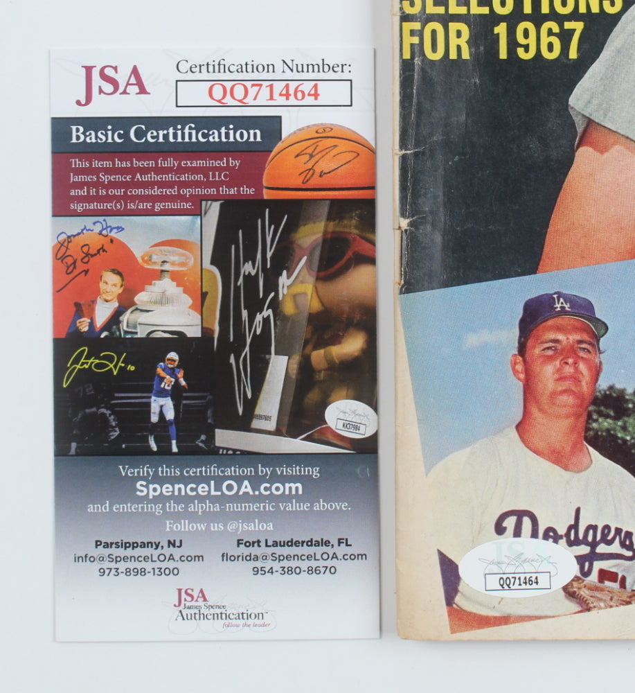 Brooks Robinson & Frank Robinson Signed (JSA) 1967 Sports Special Baseball Magazine