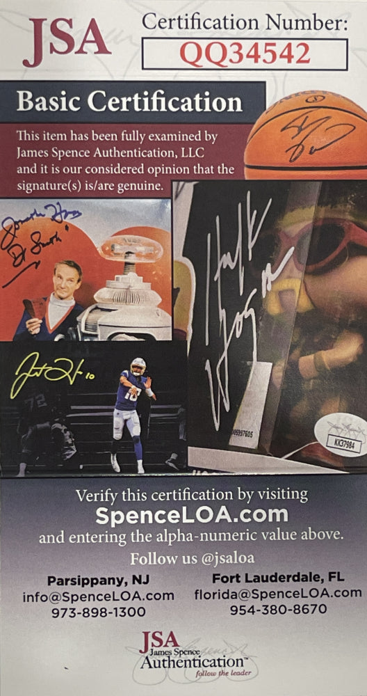 Rollie Fingers Signed (JSA) Athletics 8x10 Photo Inscribed "HOF 92" (JSA)