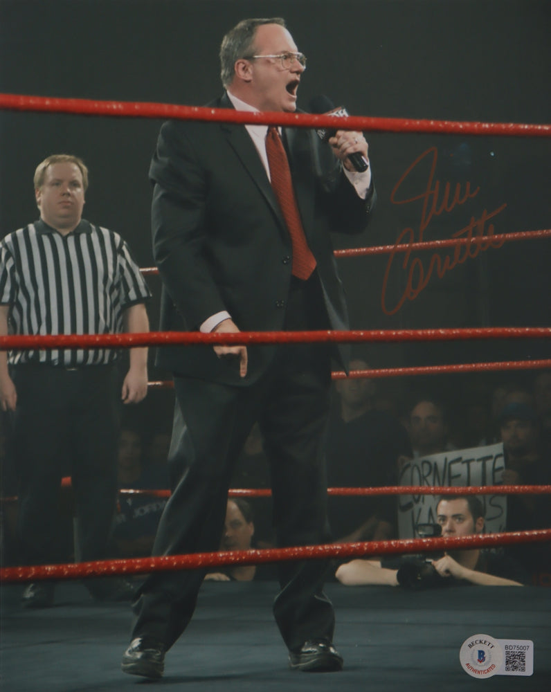 Jim Cornette Signed 8x10 Photo (Beckett)