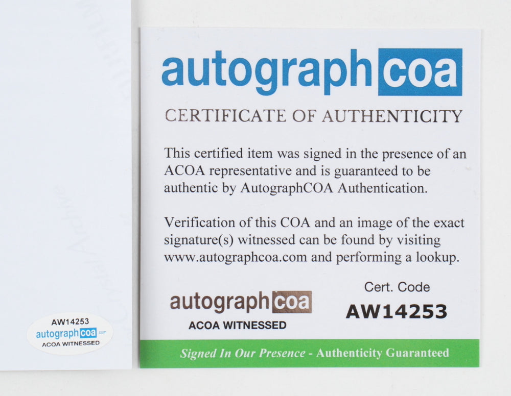 Tim Blaney Signed (ACOA) "Short Circuit" 11x14 Photo Inscribed "Johnny 5" - AutographCOA Witnessed