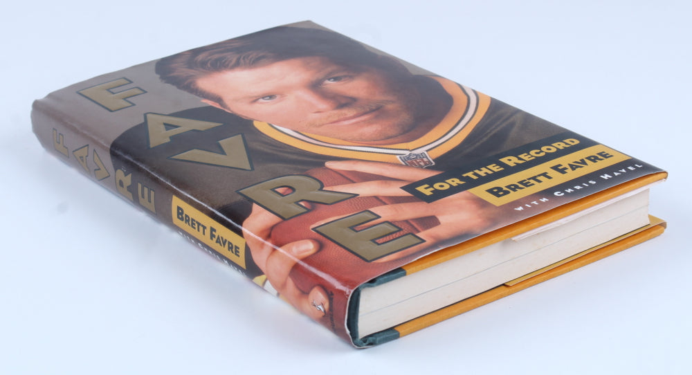 Brett Favre Signed "Favre: For the Record" Hardcover Book (PSA)