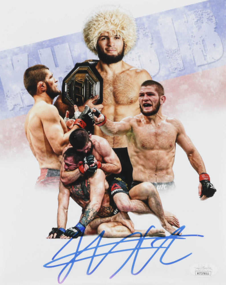 Khabib Nurmagomedov Signed UFC 8x10 Photo (JSA)