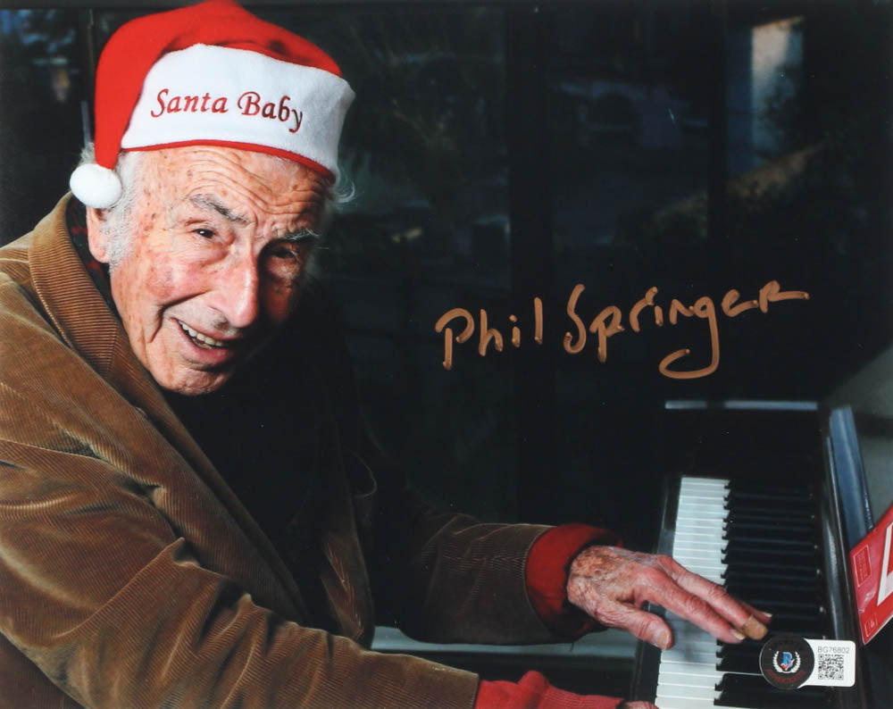 Phil Springer Signed 8x10 Photo (Beckett)