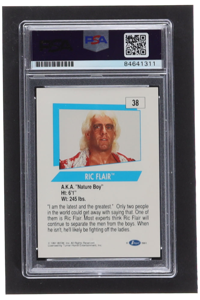 Ric Flair Signed 1991 Impel WCW #38 - Autograph Graded PSA 10