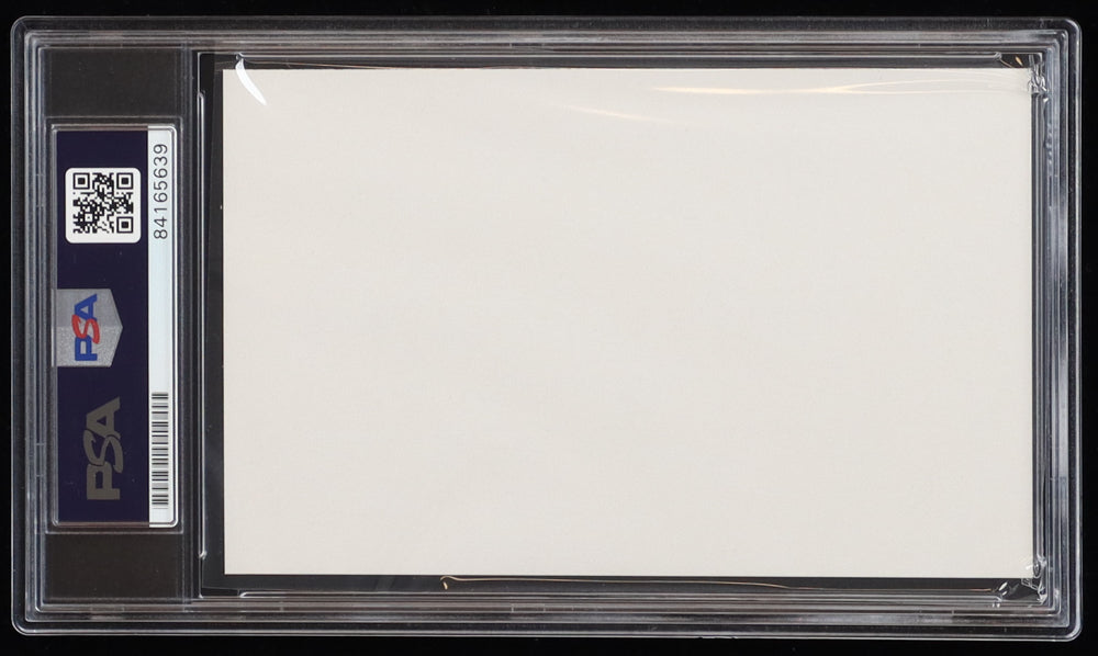Hamilton McWhorter III Signed 3.5x5.5 Cut (PSA) - US Navy WWII