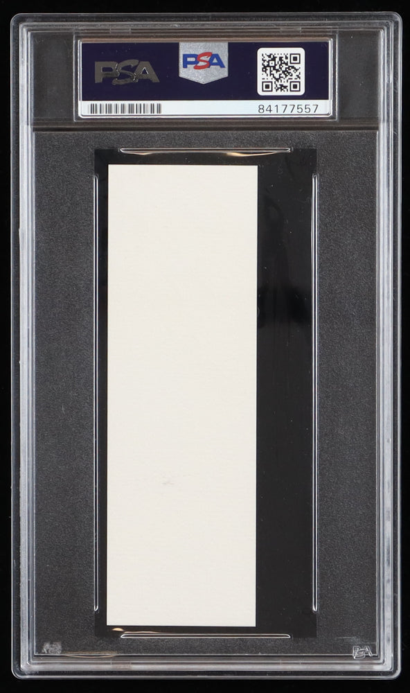 William L. Kirk Signed 1.5x5 Cut (PSA) - US Air Force - Vietnam War - Four Star General