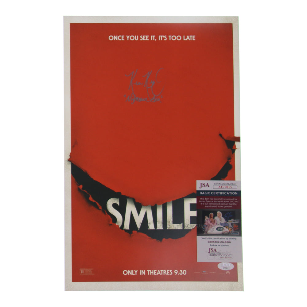Kevin Keppy Signed (JSA) "Smile" 11x17 Photo Inscribed "Nightmare Mom" - Nightmare Mom