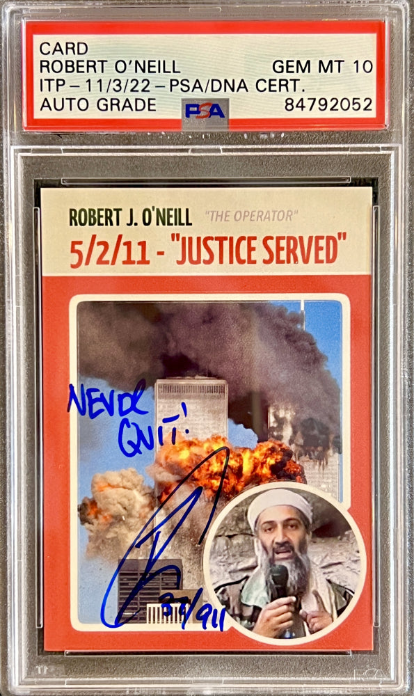 PSA 2024 Robert O'Neill signed card