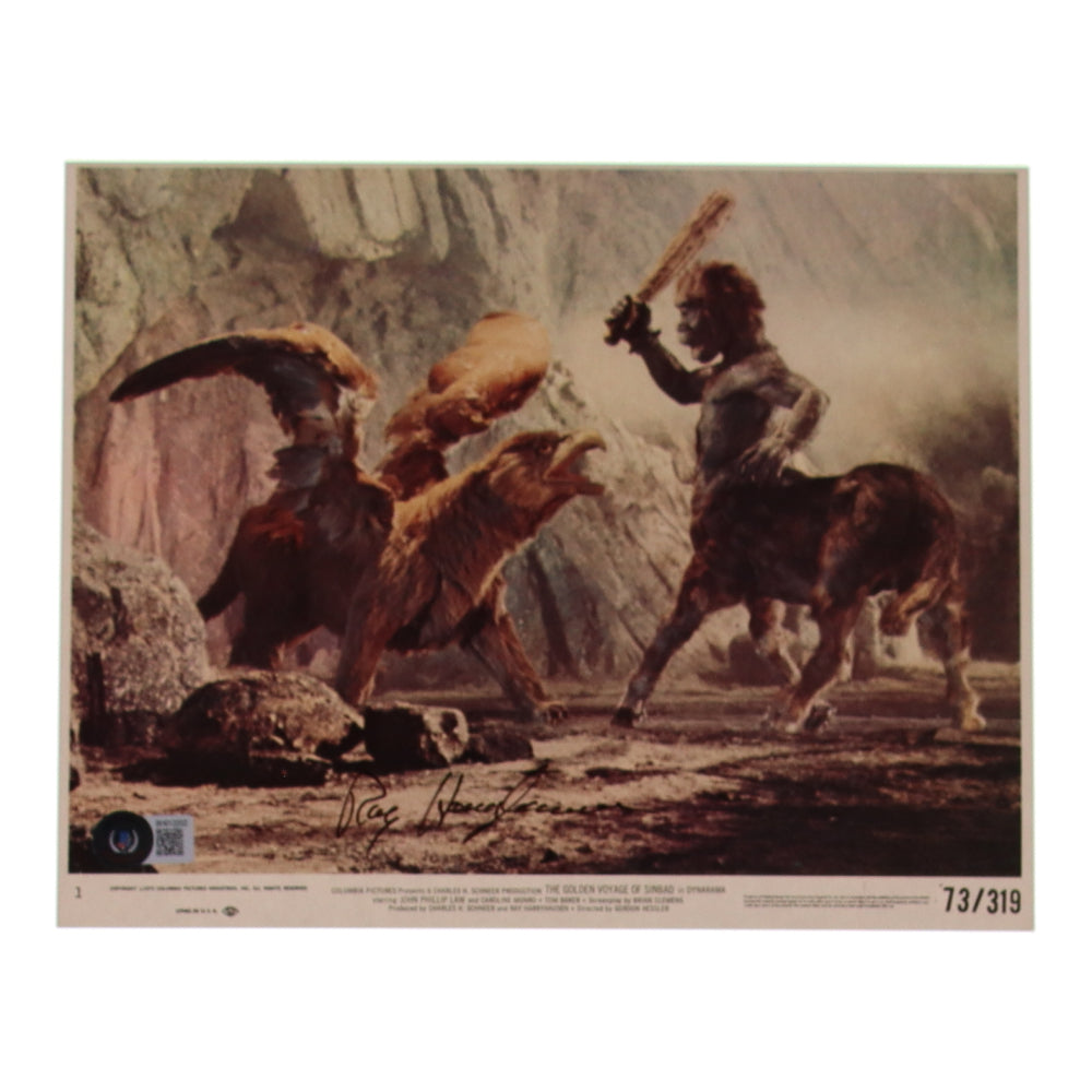 Ray Harryhausen Signed (Beckett) "The Golden Voyage of Sinbad" 8x10 Photo - Animator / Special Effects Creator