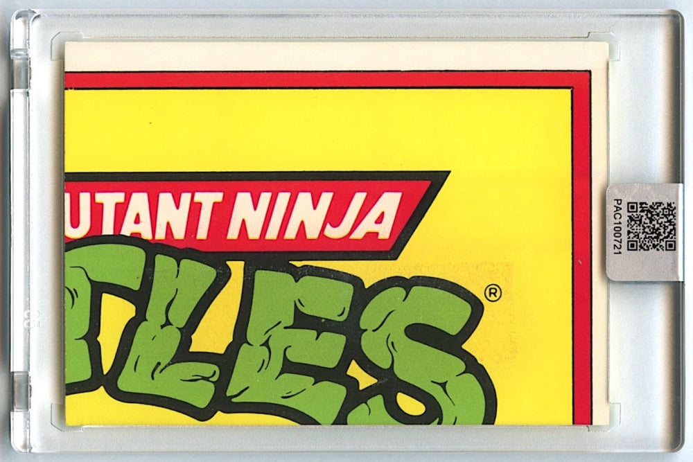Kevin Eastman Signed 1989 Topps TMNT Series 1 Stickers #7 Cowabunga! (PA Encapsulated) - Co-Creator of Teenage Mutant Ninja Turtles