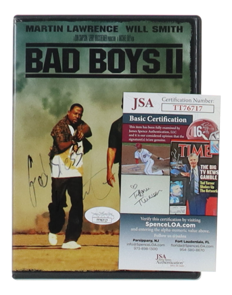 Martin Lawrence Signed (JSA) "Bad Boys II" DVD Cover Inscribed "God Bless" - Marcus Burnett