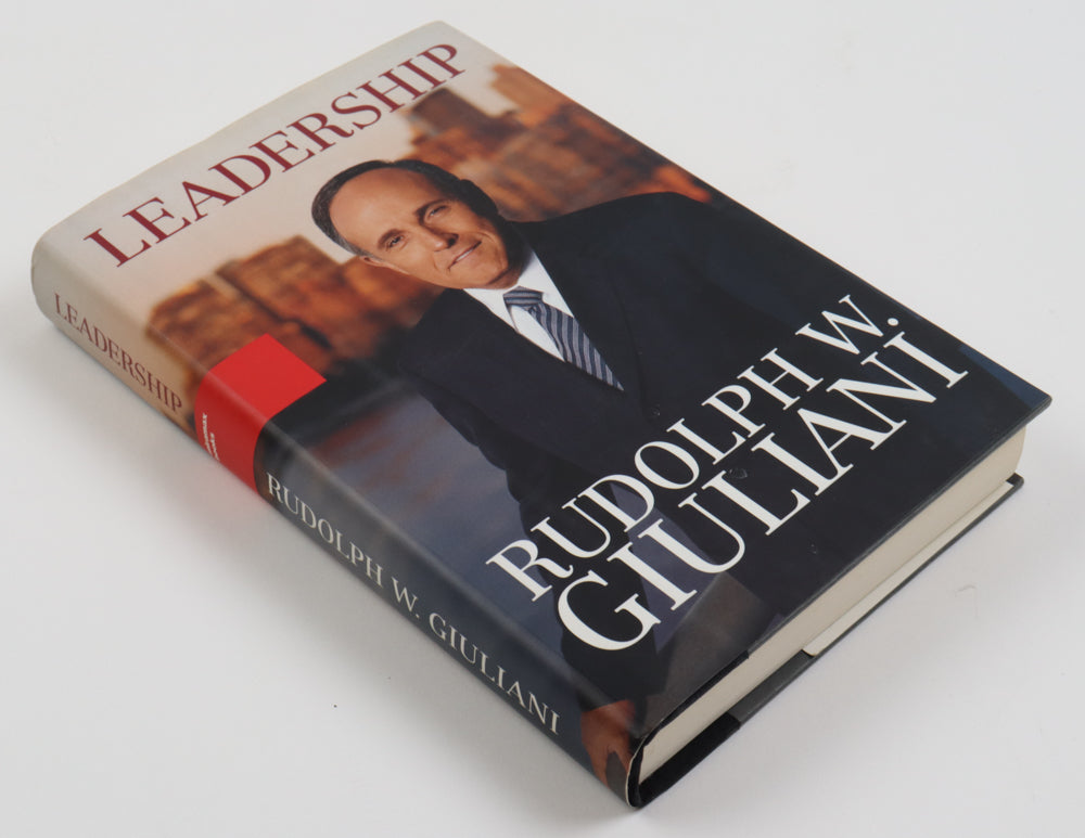 Rudy Giuliani Signed "Leadership" Book (PSA)