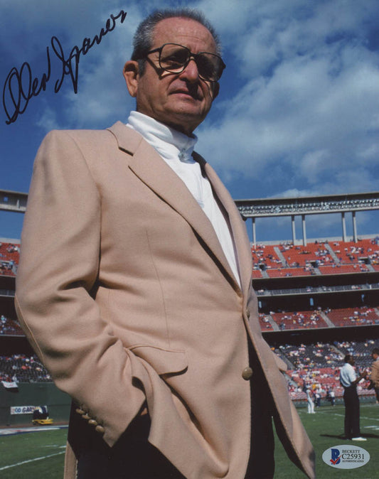 Alex Spanos Signed Chargers 8x10 Photo (Beckett COA)