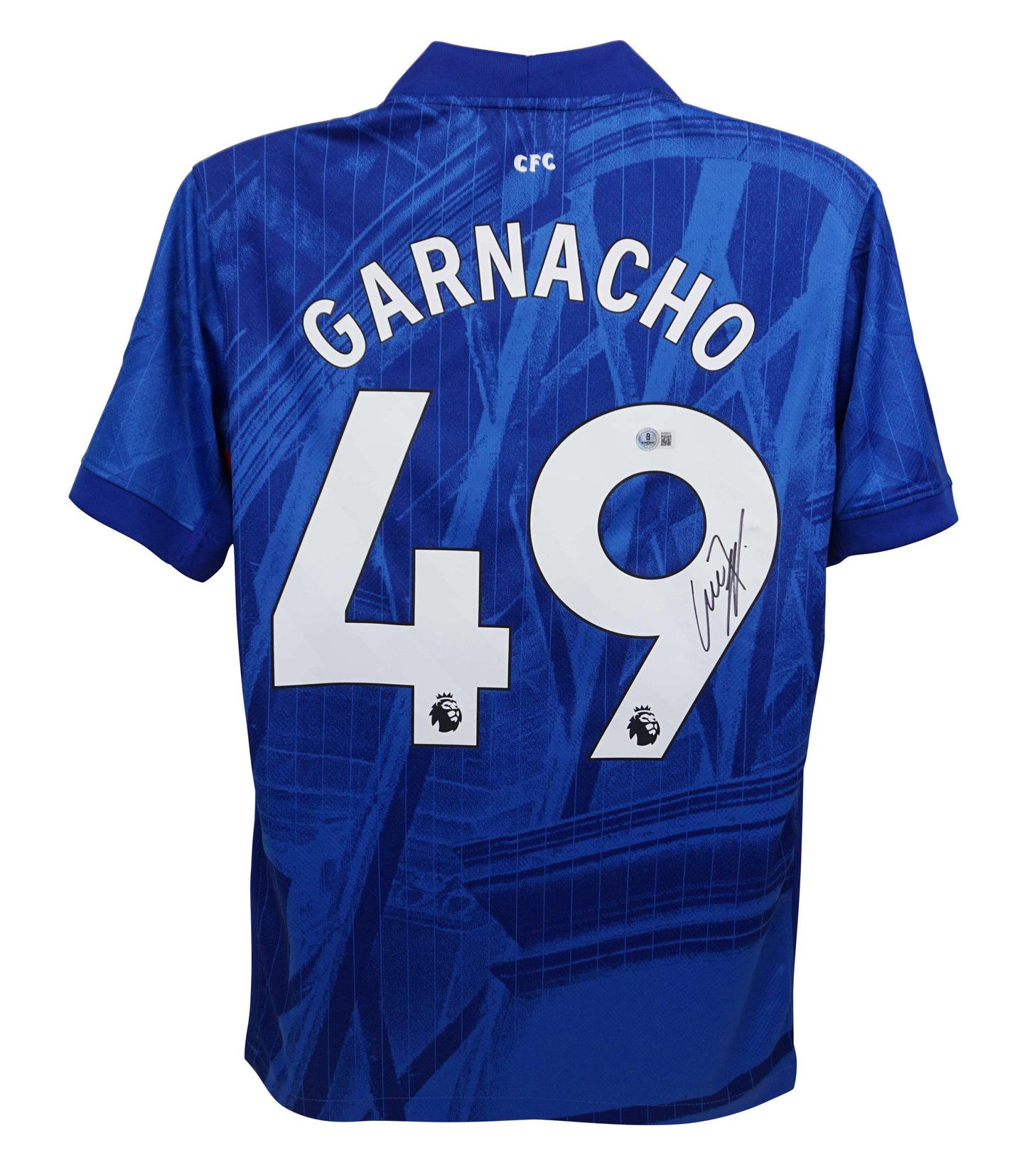 Alejandro Garnacho Signed (Beckett) Chelsea Nike Authentic Jersey