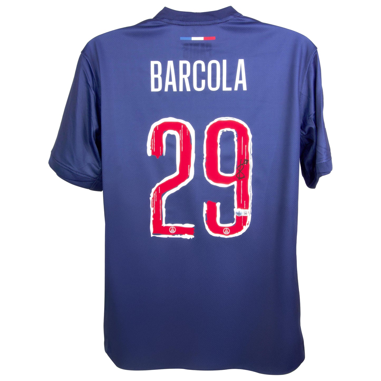 Bradley Barcola Signed (Beckett) Paris Saint-Germain Nike Authentic Jersey