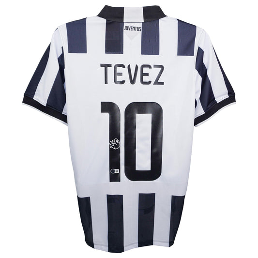 Carlos Tevez Signed (Beckett) Juventus Nike Authentic Jersey