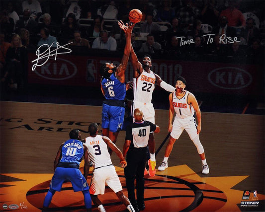 Deandre Ayton Signed LE Suns 16x20 Photo Inscribed "Time To Rise" (Game Day Legends & Steiner) Limited Edition # / 22