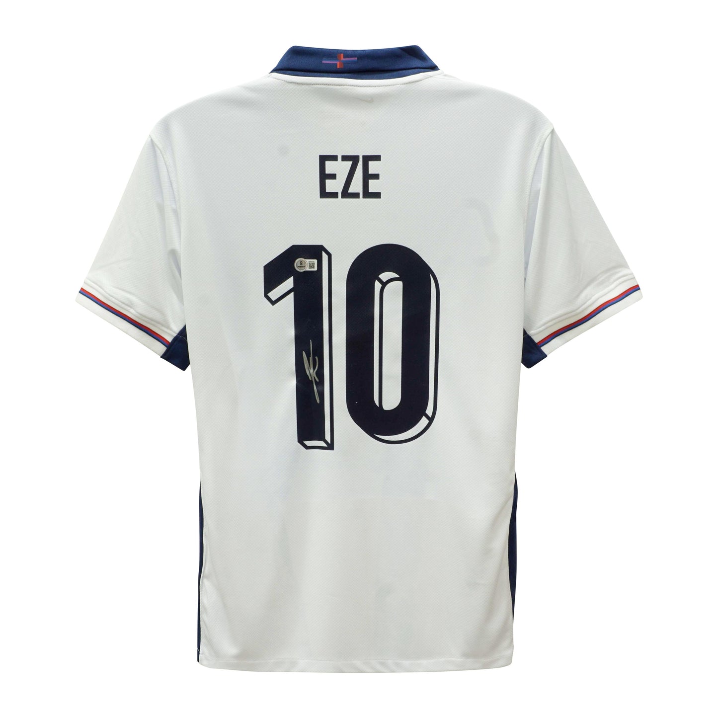 Eberechi Eze Signed (Beckett) England National Team Nike Authentic Jersey