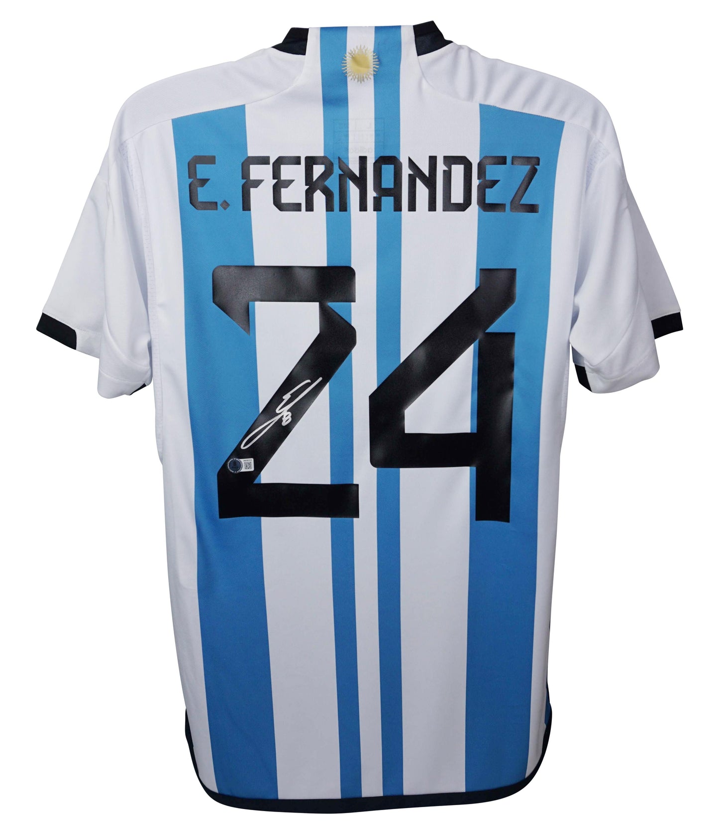 Enzo Fernandez Signed (Beckett) Argentina National Team Adidas Authentic Jersey