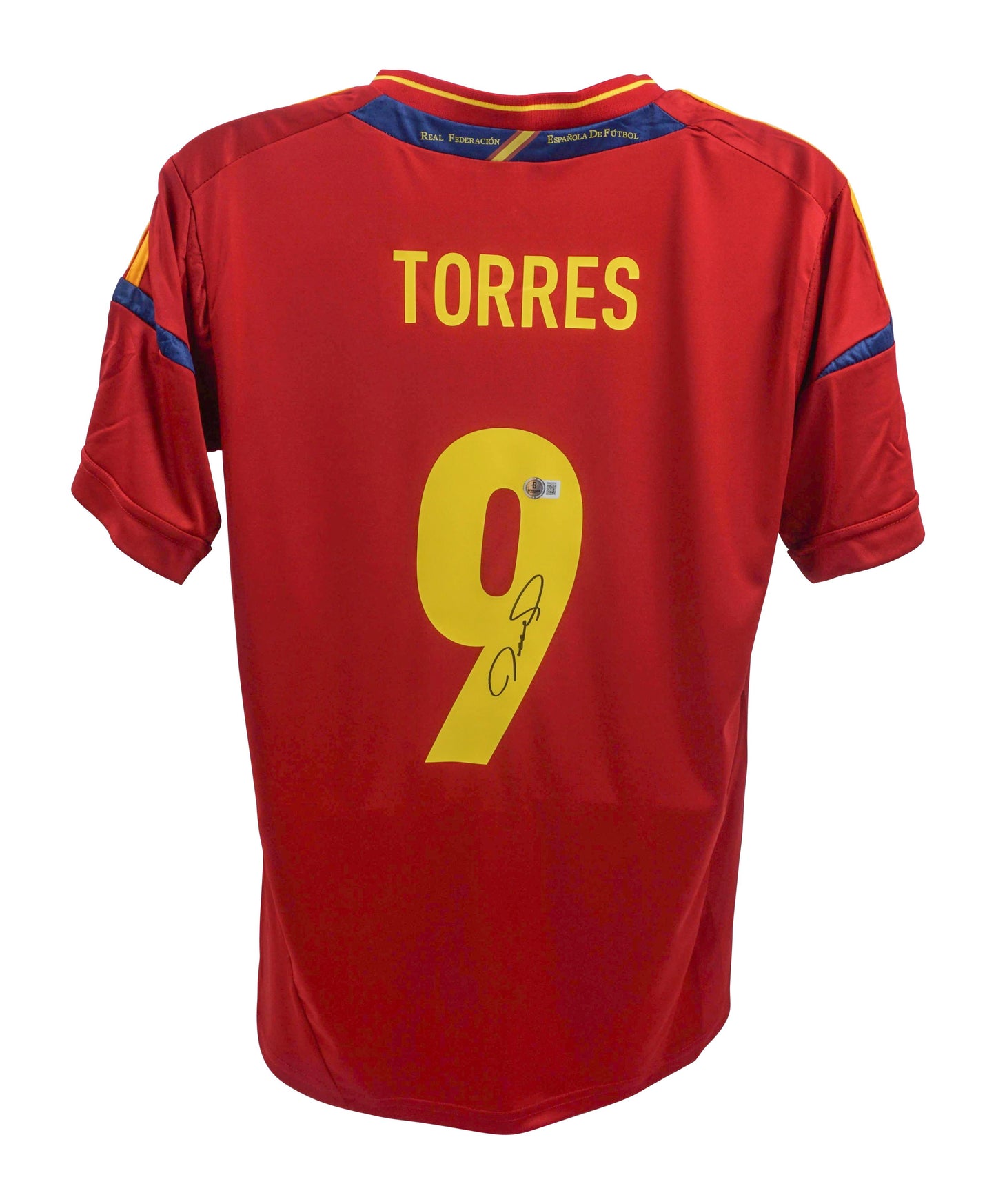 Fernando Torres Signed Spain Adidas Jersey (Beckett)