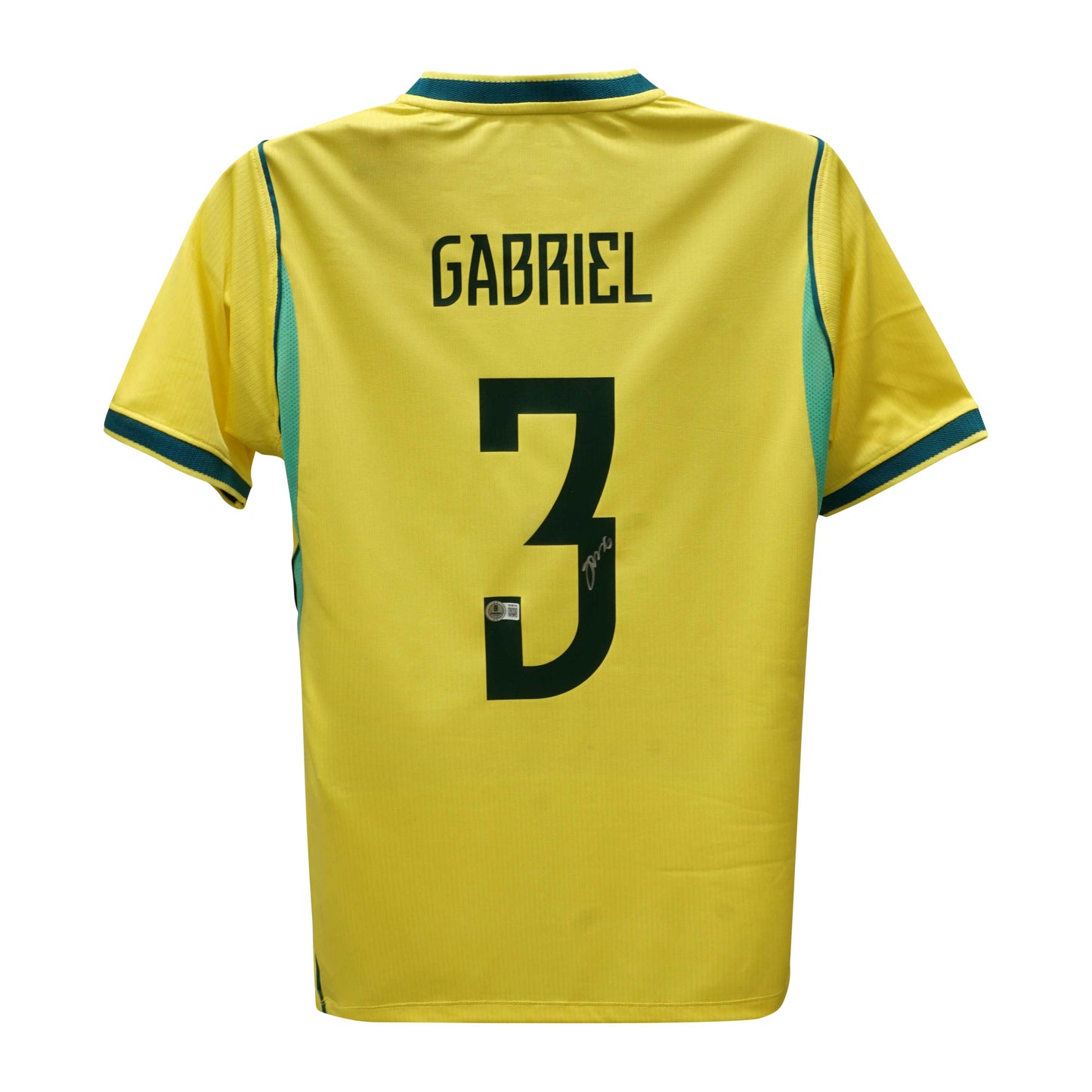Gabriel Signed (Beckett) Brazil National Team Nike Authentic Jersey