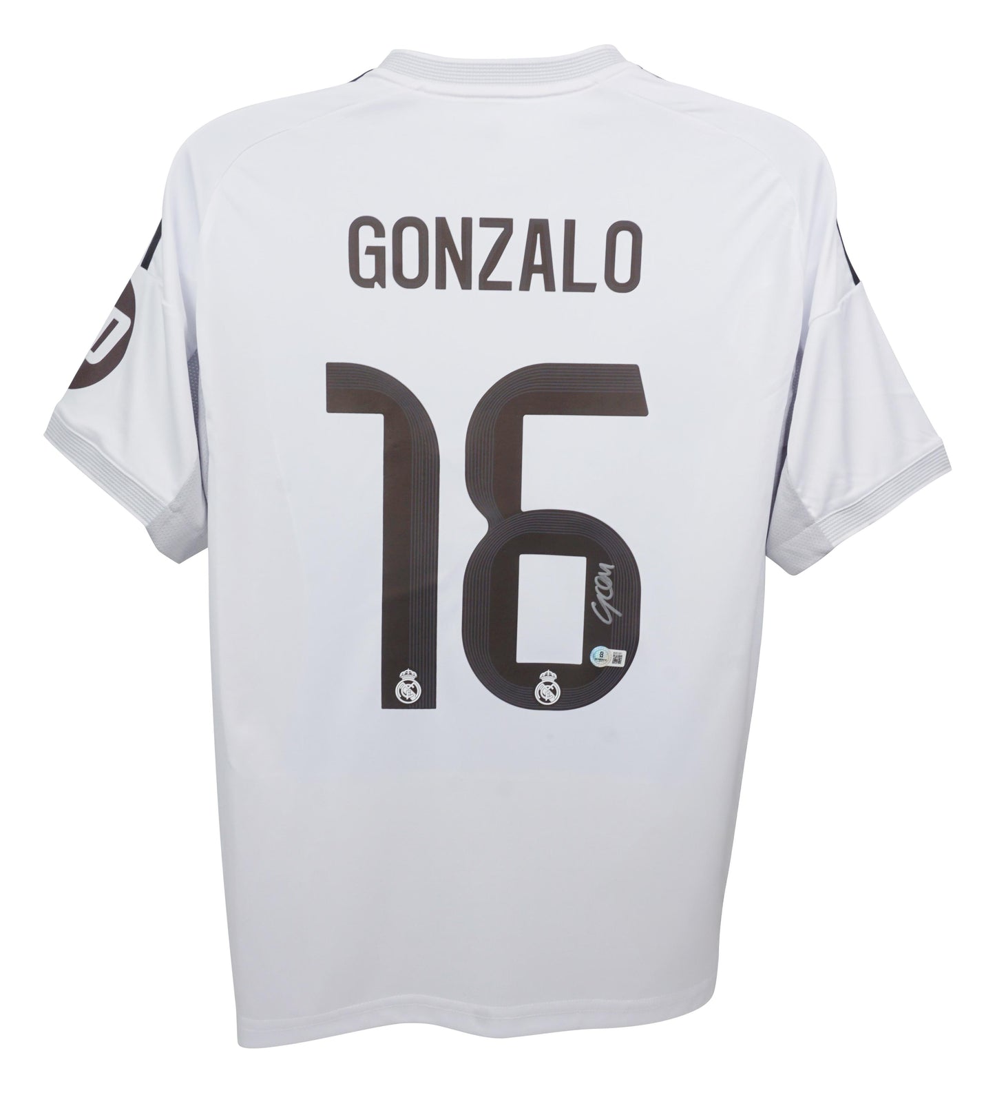 Gonzalo Garcia Signed (Beckett) Real Madrid Adidas Authentic Jersey