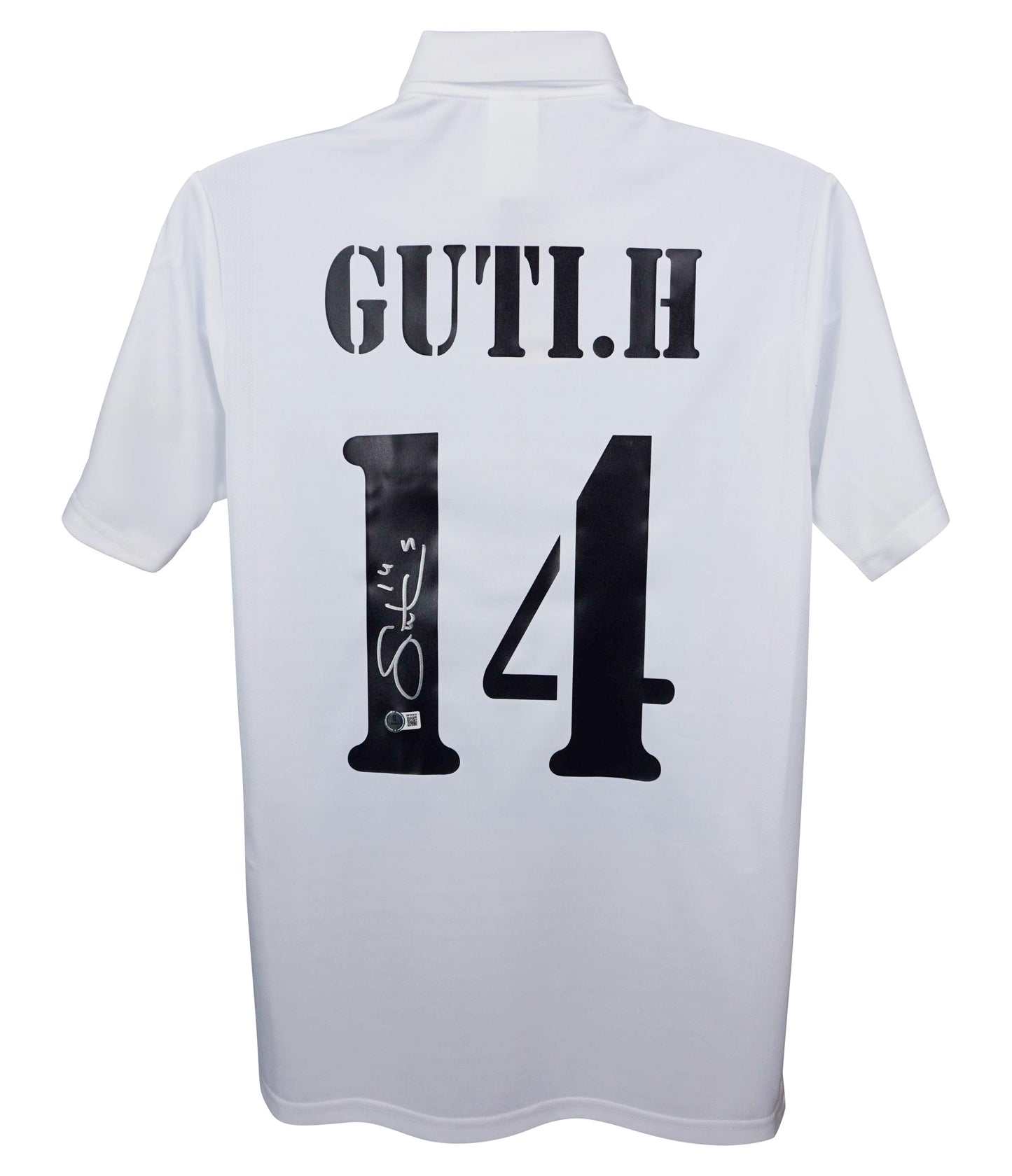 Guti Hernandez Signed (Beckett) Real Madrid Adidas Authentic Jersey