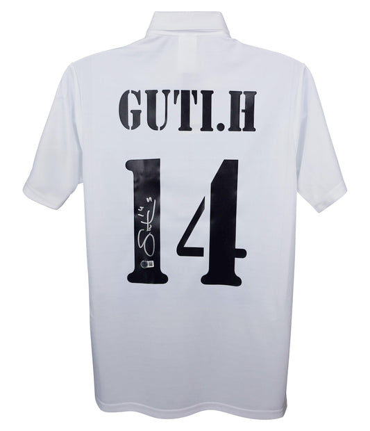 Guti Hernandez Signed (Beckett) Real Madrid Adidas Authentic Jersey