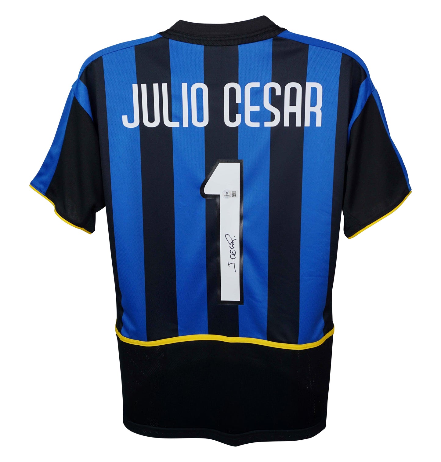 Julio Cesar Signed (Beckett) Inter Milan Nike Authentic Jersey
