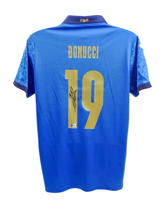 Leonardo Bonucci Signed Italy Jersey (Beckett)