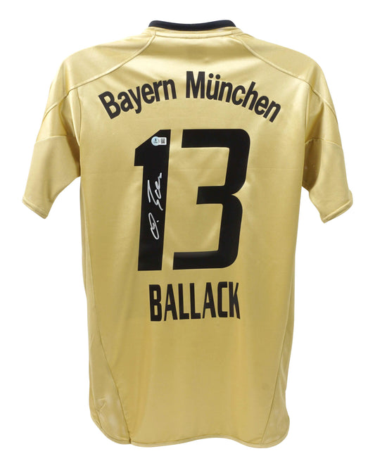 Michael Ballack Signed (Beckett) Bayern Munich Adidas Authentic Jersey (Beckett)