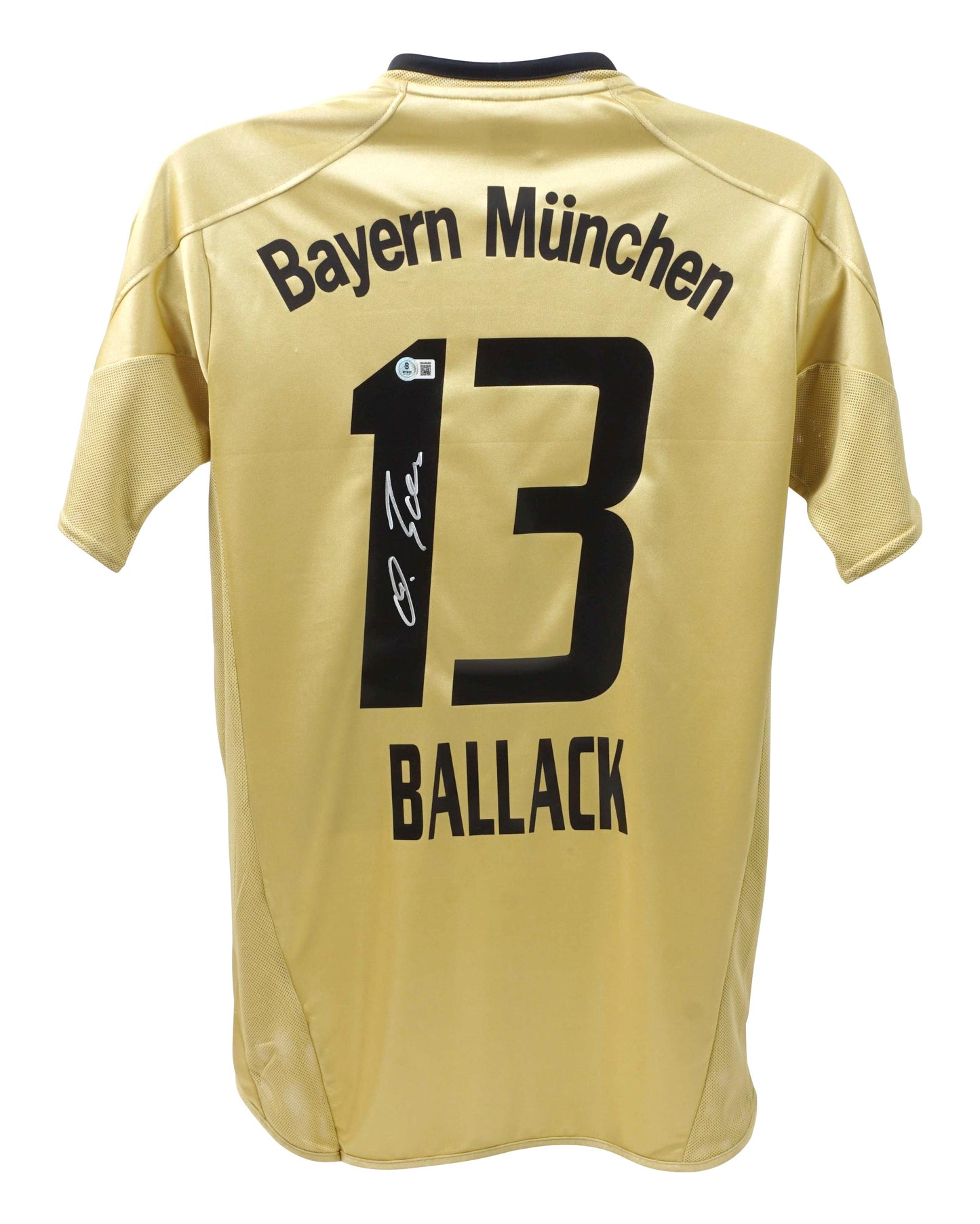 Michael Ballack Signed (Beckett) Bayern Munich Adidas Authentic Jersey