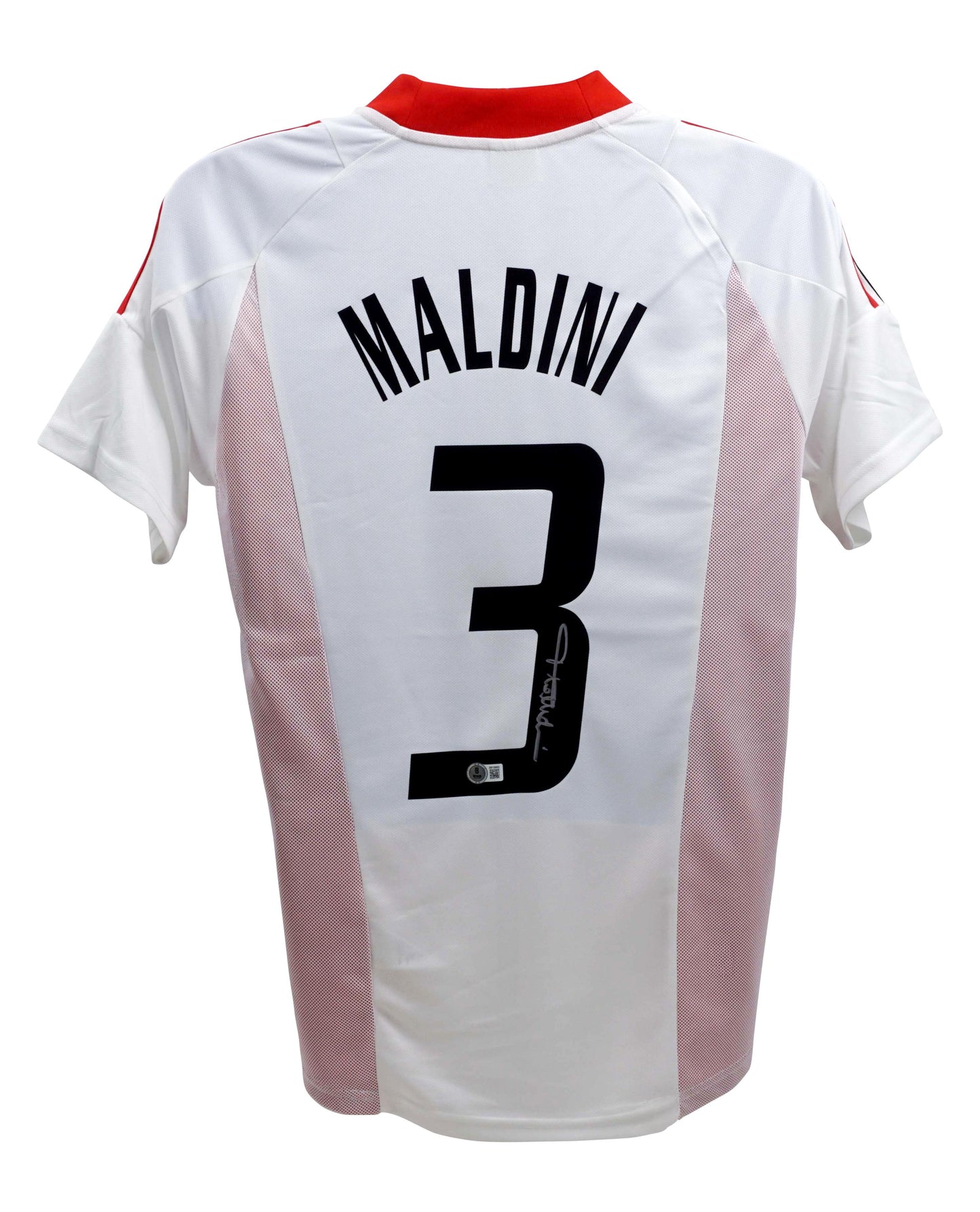Paolo Maldini Signed (Beckett) AC Milan Adidas Authentic Jersey