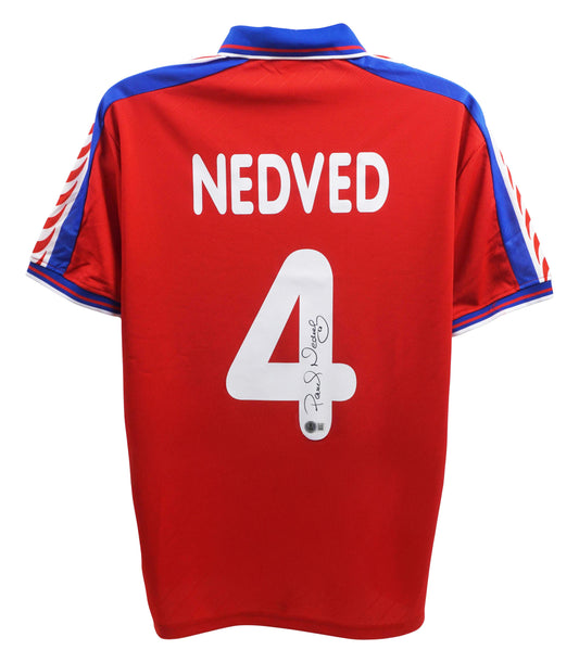 Pavel Nedved Signed (Beckett) S.S Lazio Puma Authentic Jersey