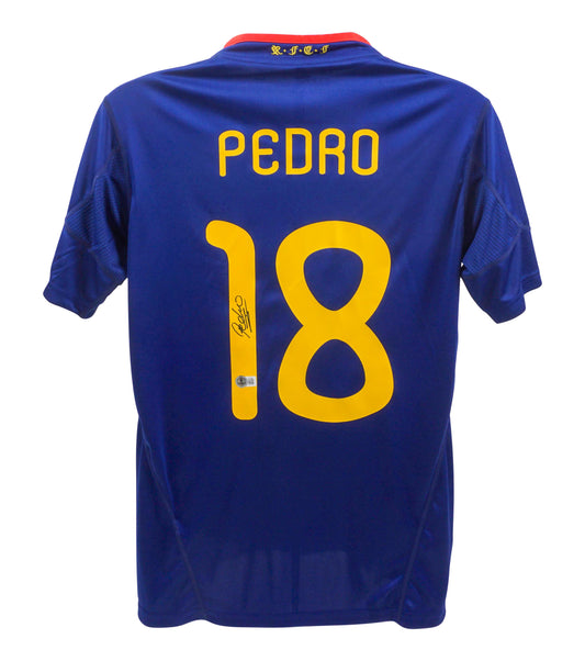 Pedro Signed Spain Adidas Jersey (Beckett)