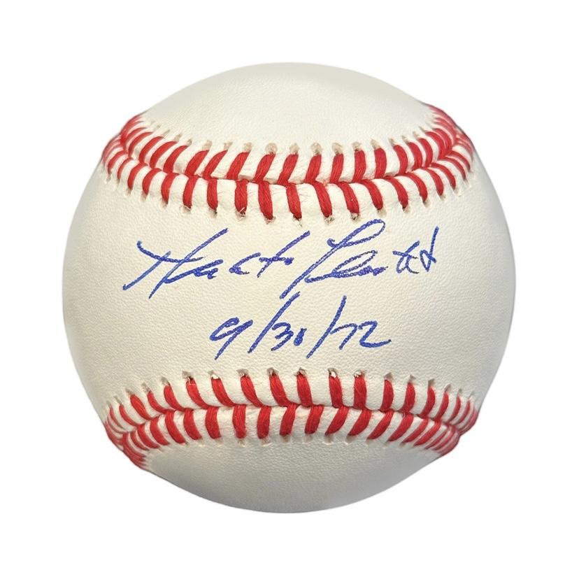 Roberto Clemente Jr. Signed (PSA) Baseball Inscribed "9/30/72" - PSA In-The-Presence