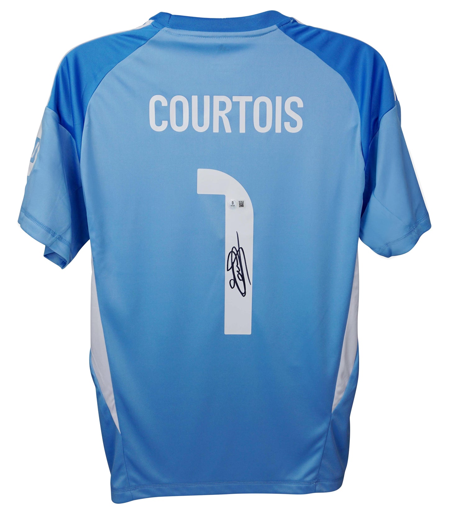 Thibaut Courtois Signed (Beckett) Real Madrid Adidas Authentic Jersey