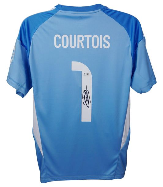 Thibaut Courtois Signed (Beckett) Real Madrid Adidas Authentic Jersey